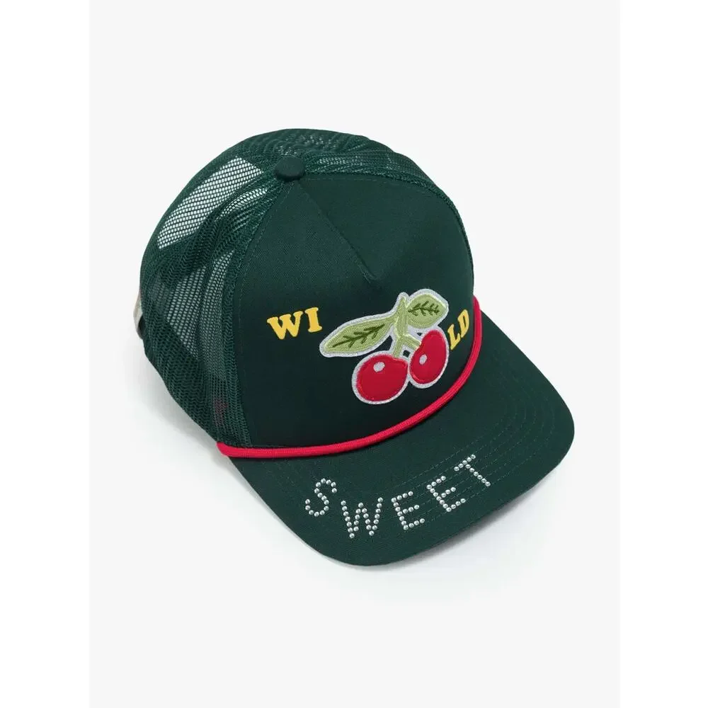 Mother Denim The 10-4 Wild Cherries Trucker Hat - NWT